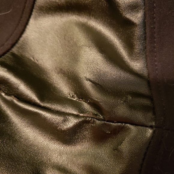 Talula black leather mini skirt sz 2 - Picture 5 of 5